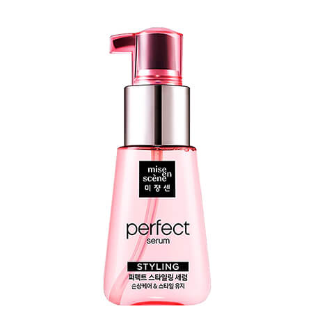 Mise En Scene Perfect Serum Styling 70 ml เซรั่มบำรุงผมกลิ่นพีช สูตรขายดีอันดับ 1 จากเกาหลี บำรุงผมแห้งเสีย แตกปลายให้กลับมาเงางามทันที